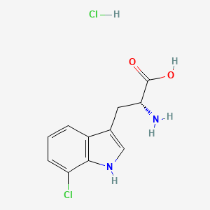 (R)-2-Amino-3-(7-chloro-1H-indol-3-yl)propanoic acid hydrochloride