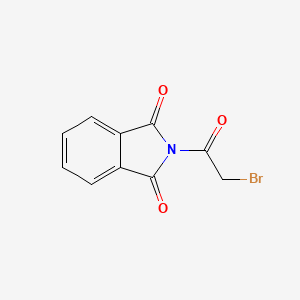 molecular formula C10H6BrNO3 B15064627 2-(2-Bromoacetyl)isoindoline-1,3-dione CAS No. 49599-17-9