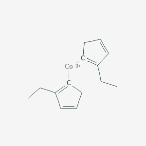 molecular formula C14H18Co+ B1506470 Bis(ethylcyclopentadienyl)cobalt(III) 