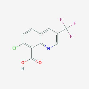 7-Chloro-3-(trifluoromethyl)quinoline-8-carboxylic acid