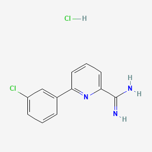 6-(3-Chlorophenyl)picolinimidamide hydrochloride