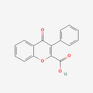 4-Oxo-3-phenyl-4H-1-benzopyran-2-carboxylic acid