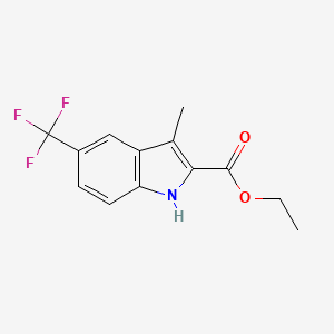 Ethyl 3-methyl-5-(trifluoromethyl)-1H-indole-2-carboxylate