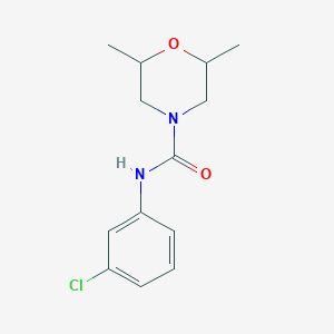 N-(3-chlorophenyl)-2,6-dimethylmorpholine-4-carboxamide