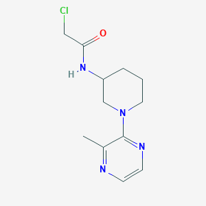 2-Chloro-N-(1-(3-methylpyrazin-2-yl)piperidin-3-yl)acetamide