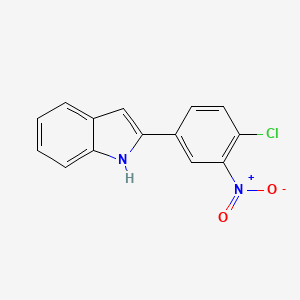 2-(4-Chloro-3-nitrophenyl)-1H-indole