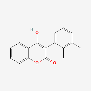 molecular formula C17H14O3 B15064816 Coumarin, 3-(2,3-dimethylphenyl)-4-hydroxy- CAS No. 73791-09-0