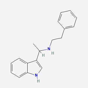 N-(1-(1H-Indol-3-yl)ethyl)-2-phenylethanamine