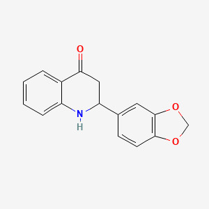 2-(Benzo[D][1,3]dioxol-5-YL)-2,3-dihydroquinolin-4(1H)-one