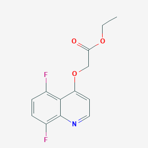 Ethyl 2-((5,8-difluoroquinolin-4-yl)oxy)acetate