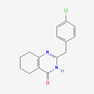 2-(4-Chlorobenzyl)-5,6,7,8-tetrahydroquinazolin-4(1H)-one