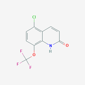 5-Chloro-8-(trifluoromethoxy)quinolin-2(1H)-one