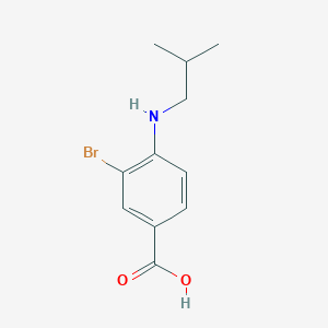 3-Bromo-4-(isobutylamino)benzoic acid