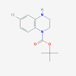 tert-Butyl 6-chloro-3,4-dihydroquinoxaline-1(2H)-carboxylate