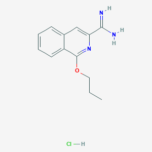 1-Propoxyisoquinoline-3-carboximidamide hydrochloride