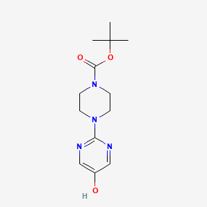 molecular formula C13H20N4O3 B1506507 tert-Butyl 4-(5-hydroxypyrimidin-2-yl)piperazine-1-carboxylate CAS No. 1272973-58-6
