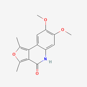 7,8-Dimethoxy-1,3-dimethylfuro[3,4-c]quinolin-4(5H)-one