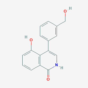 5-Hydroxy-4-(3-(hydroxymethyl)phenyl)isoquinolin-1(2H)-one