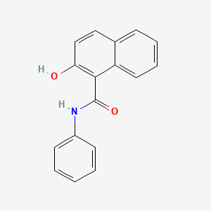 molecular formula C17H13NO2 B15065172 1-Naphthalenecarboxamide, 2-hydroxy-N-phenyl- CAS No. 16670-63-6