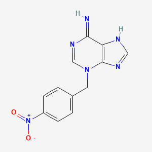 3-[(4-Nitrophenyl)methyl]-3H-purin-6-amine