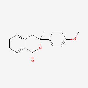 3-(4-Methoxyphenyl)-3-methyl-3,4-dihydro-1h-isochromen-1-one