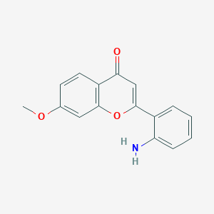 2-(2-Aminophenyl)-7-methoxy-4H-1-benzopyran-4-one