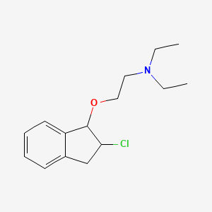 2-((2-chloro-2,3-dihydro-1H-inden-1-yl)oxy)-N,N-diethylethanamine