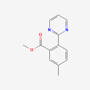 Methyl 5-methyl-2-(pyrimidin-2-yl)benzoate