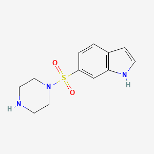 molecular formula C12H15N3O2S B15065292 6-(Piperazine-1-sulfonyl)-1H-indole CAS No. 919833-59-3