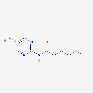 molecular formula C10H15N3O2 B1506531 N-(5-Hydroxypyrimidin-2-YL)hexanamide CAS No. 1057667-15-8