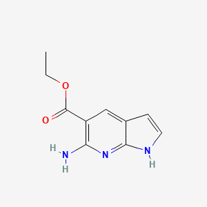 Ethyl 6-amino-1H-pyrrolo[2,3-B]pyridine-5-carboxylate