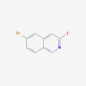 B1506541 6-Bromo-3-fluoroisoquinoline CAS No. 891785-30-1