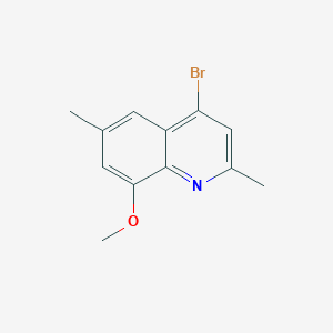 4-Bromo-8-methoxy-2,6-dimethylquinoline