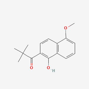 1-(1-Hydroxy-5-methoxynaphthalen-2-yl)-2,2-dimethylpropan-1-one