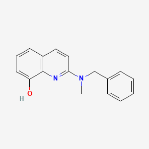 molecular formula C17H16N2O B15065452 2-(Benzyl(methyl)amino)quinolin-8-ol 