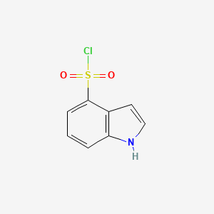 molecular formula C8H6ClNO2S B1506550 1H-indole-4-sulfonyl chloride 