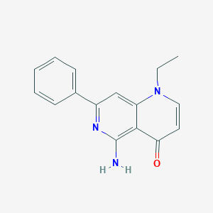 5-Amino-1-ethyl-7-phenyl-1,6-naphthyridin-4(1H)-one