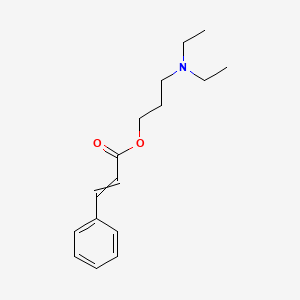 molecular formula C16H23NO2 B15065509 3-(Diethylamino)propylcinnamate 