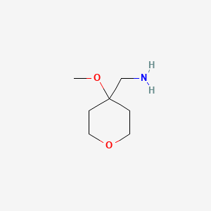 molecular formula C7H15NO2 B1506551 (4-Methoxyoxan-4-yl)methanamine CAS No. 1269755-10-3