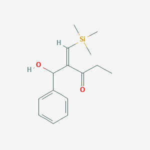 (Z)-2-(Hydroxy(phenyl)methyl)-1-(trimethylsilyl)pent-1-en-3-one