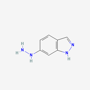 molecular formula C7H8N4 B1506555 6-Hydrazinyl-1H-indazole CAS No. 72372-66-8