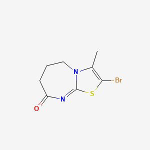 2-bromo-3-methyl-6,7-dihydrothiazolo[3,2-a][1,3]diazepin-8(5H)-one