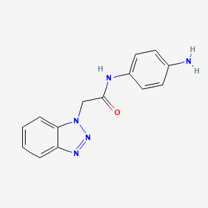 N-(4-Amino-phenyl)-2-benzotriazol-1-yl-acetamide