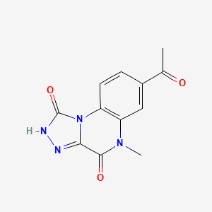 7-Acetyl-5-methyl[1,2,4]triazolo[4,3-a]quinoxaline-1,4(2H,5H)-dione