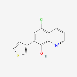 5-Chloro-7-(thiophen-3-yl)quinolin-8-ol