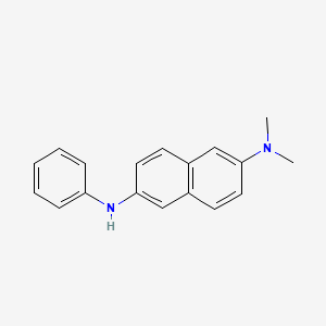 molecular formula C18H18N2 B15065593 N2,N2-Dimethyl-N6-phenylnaphthalene-2,6-diamine CAS No. 114915-28-5