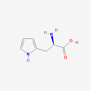 molecular formula C7H10N2O2 B1506560 (R)-2-Amino-3-(1H-pyrrol-2-yl)propanoic acid CAS No. 1270188-90-3