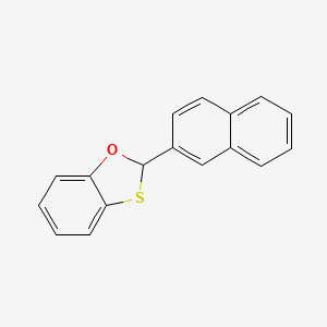 1,3-Benzoxathiole, 2-(2-naphthalenyl)-