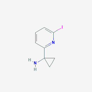 1-(6-Iodopyridin-2-YL)cyclopropanamine