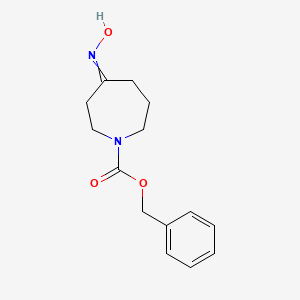 molecular formula C14H18N2O3 B15065664 Benzyl 4-(hydroxyimino)azepane-1-carboxylate 